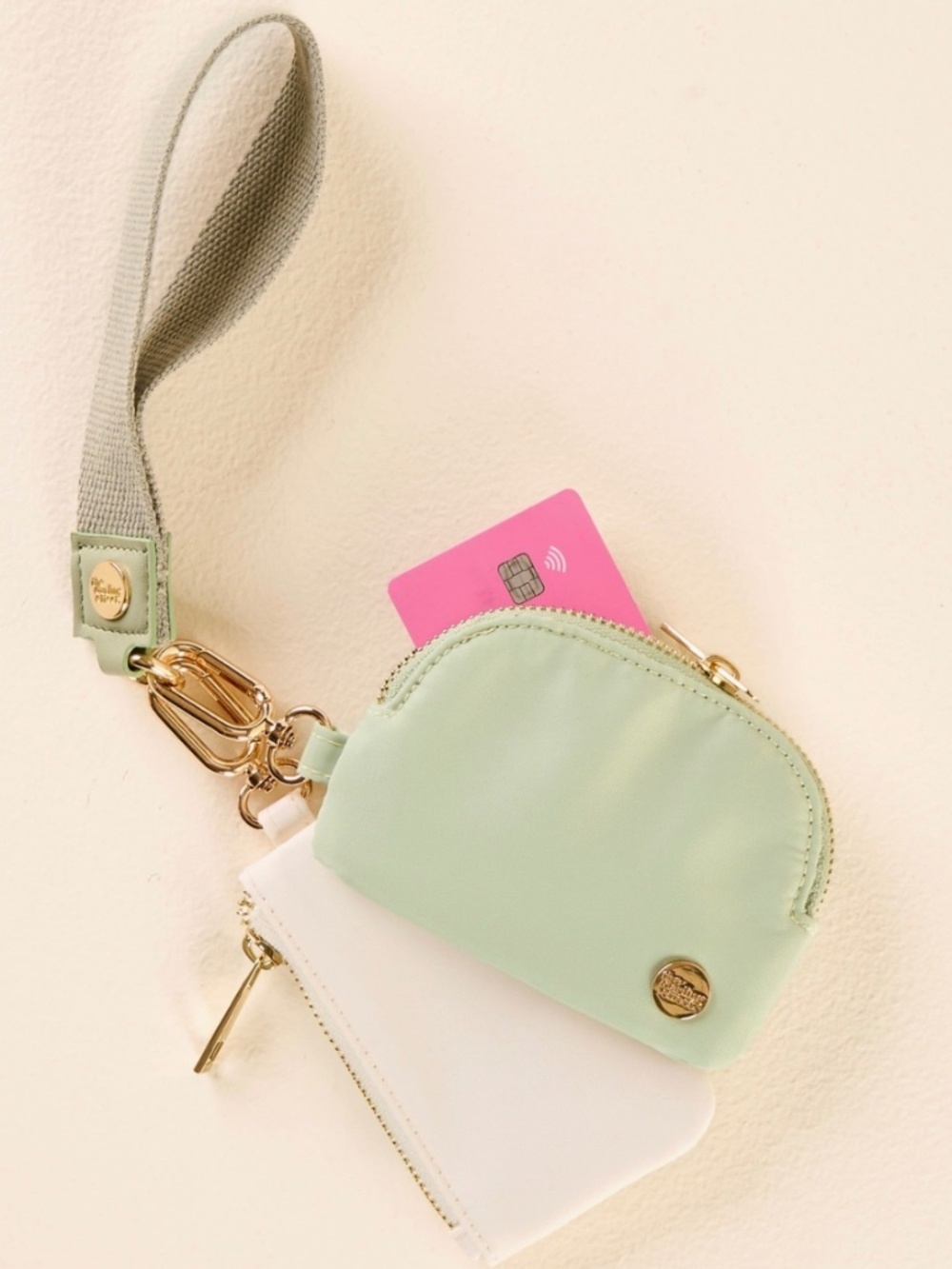 The Darling Effect Dynamic Duo Sage Wristlet